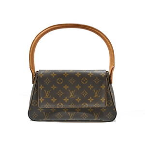 LOUIS VUITTON Looping Brown Monogram One Shoulder Hobo Bag